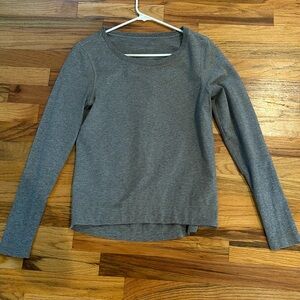 Lululemon grey long sleeve top